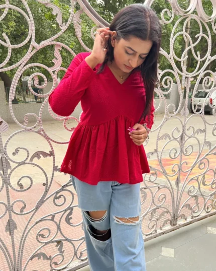 Ruby Alia-cut Top